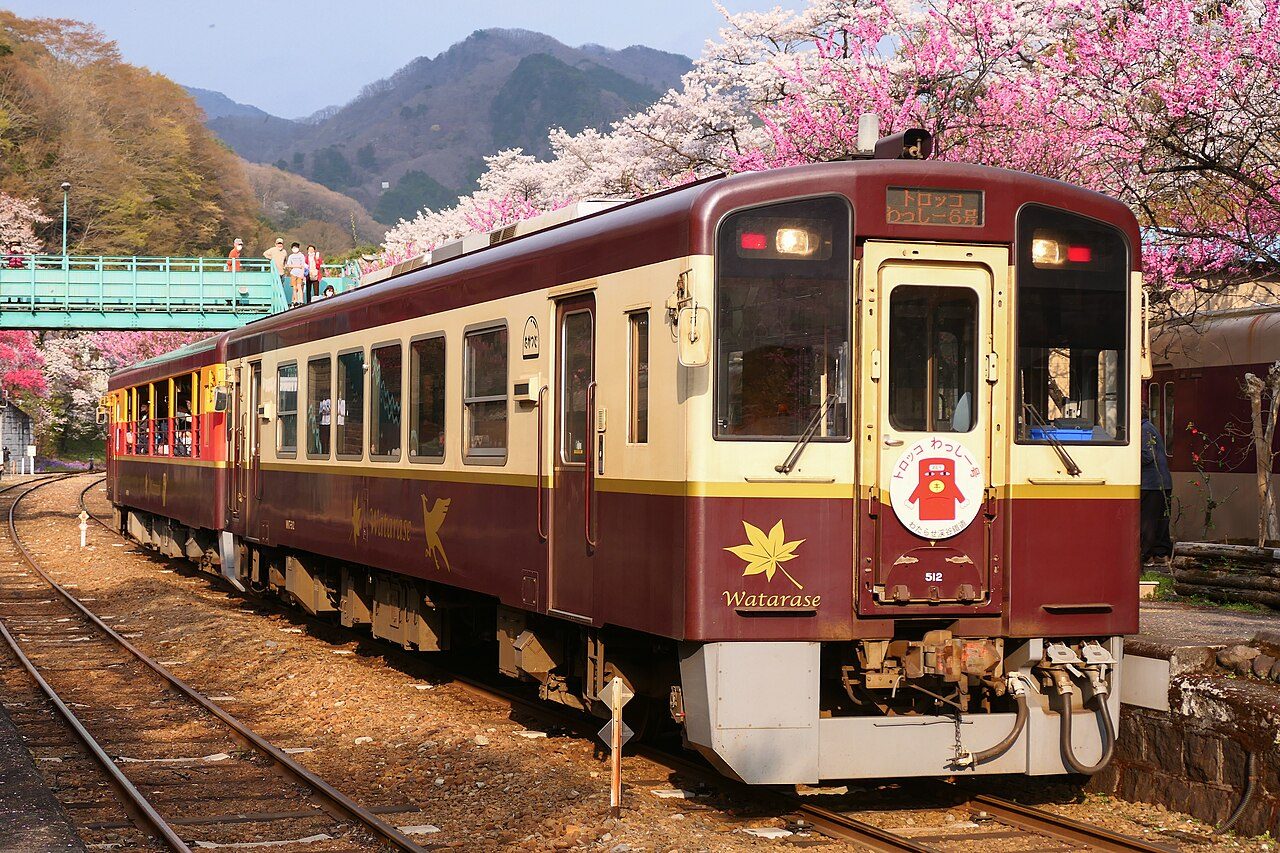わたらせ渓谷鐵道のトロッコわっしー号